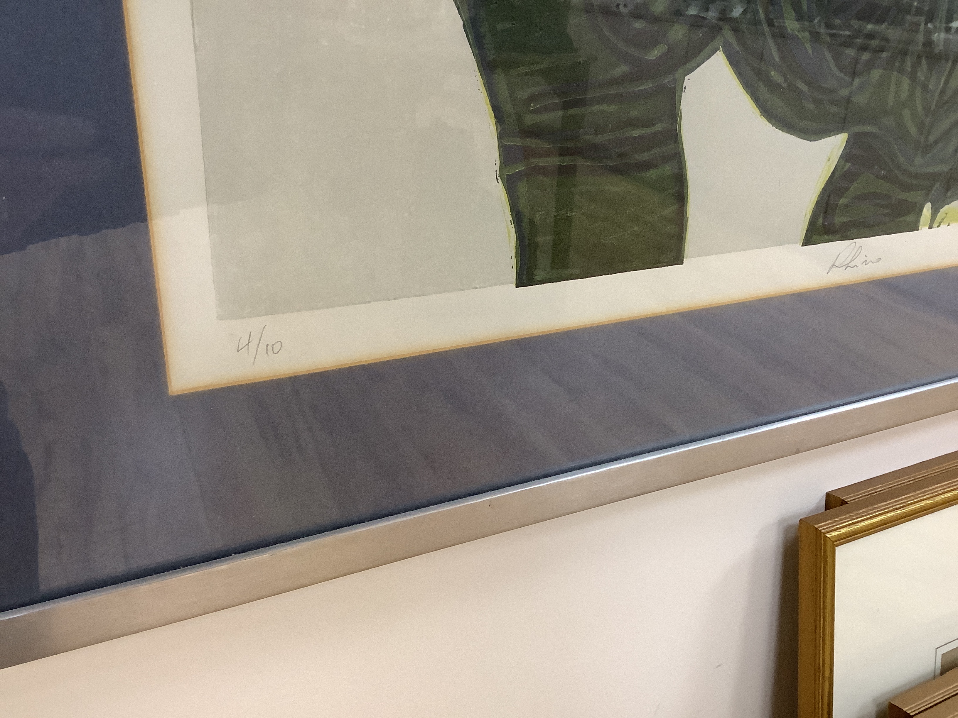 Roland Jarvis (1926-2016), colour etching, Rhino, signed and dated '73 in pencil, limited edition 4/10, 49 x 64cm